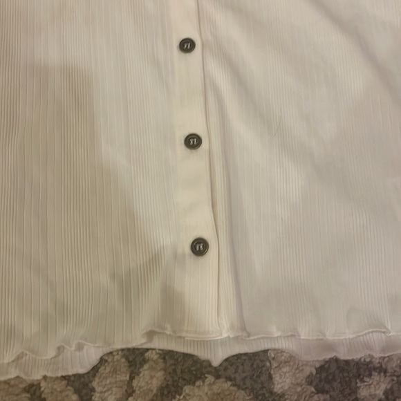 NWOT Button up ruffle primitive vintage cape cod Main style valley girl - Picture 4 of 7